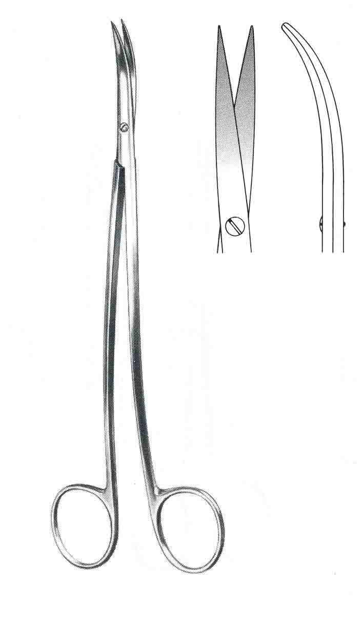 METZENBAUM FİNO MAKAS EĞRİ 18CM